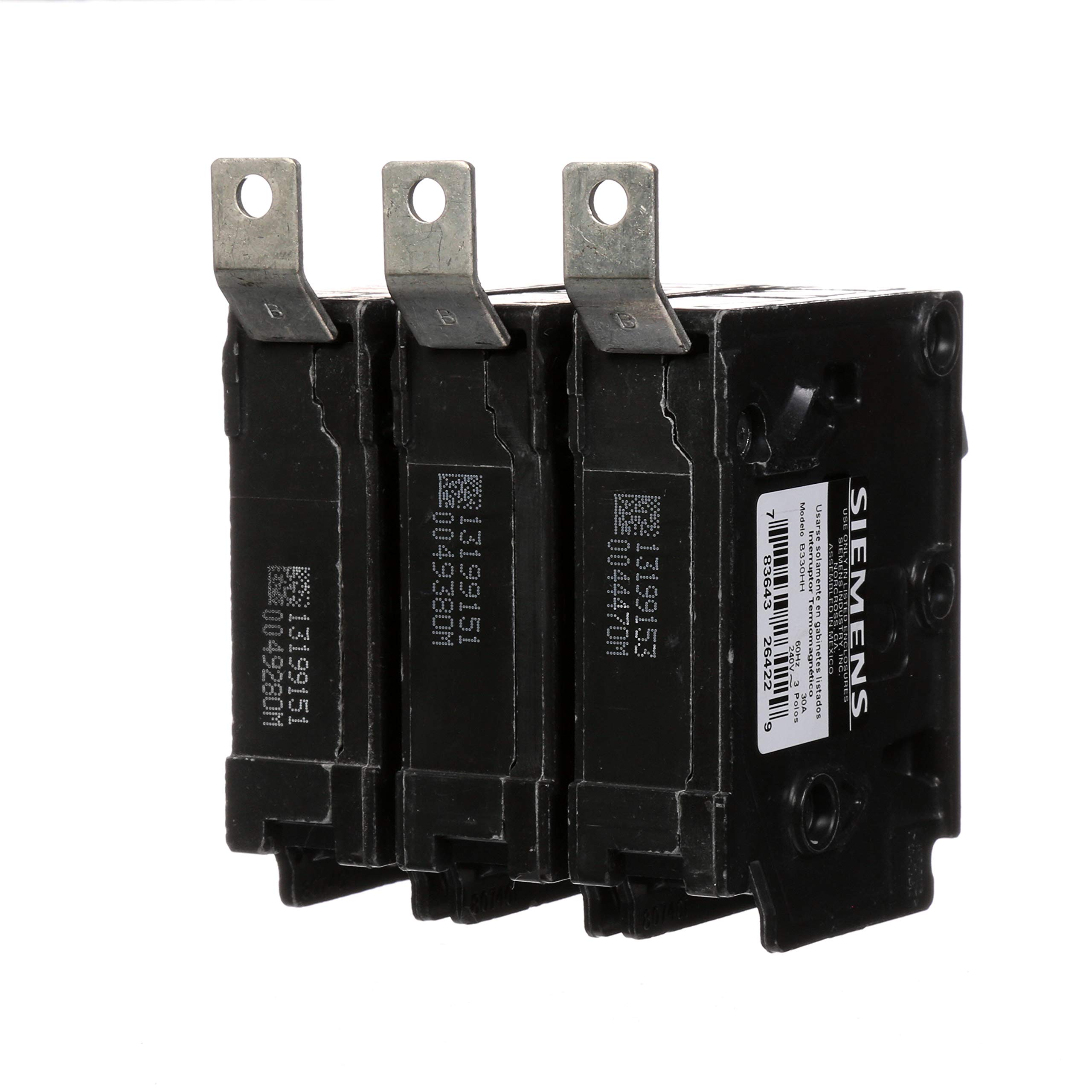 Siemens B330HH 30-Amp Three Pole 240-Volt 65KAIC Bolt in Breaker
